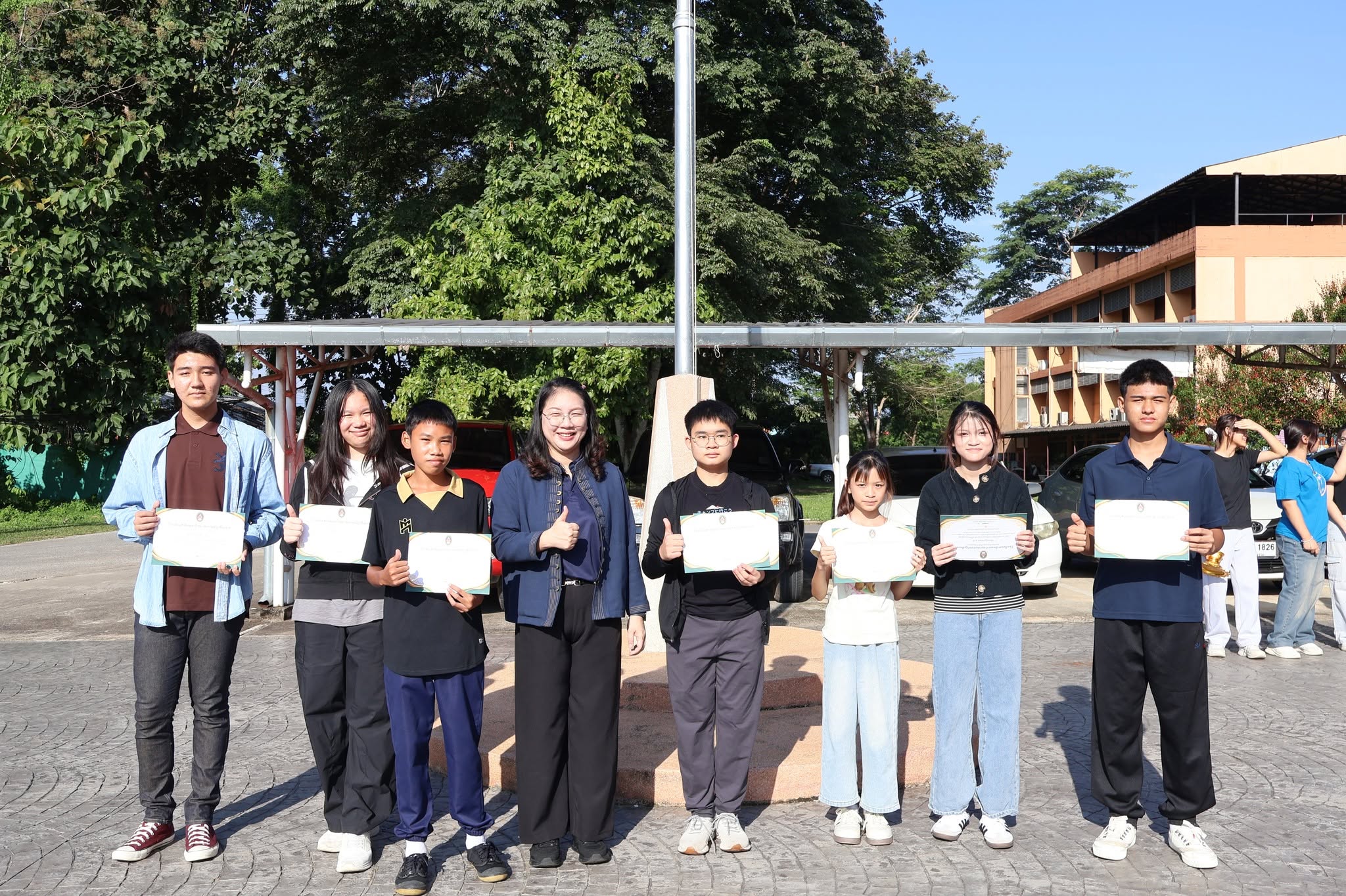 ขอแสดงความยินดีกับนักเรียนที่มี คะแนนสูงสุดในการสอบมาตรฐานตัวชี้วัด ประจำภาคเรียนที่ 1 ปีการศึกษา 2569